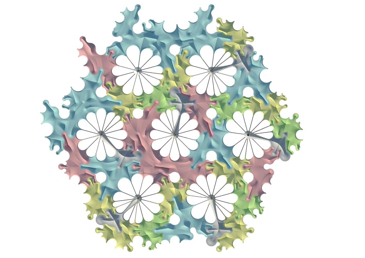 ORNAMATICS — Pattern colored