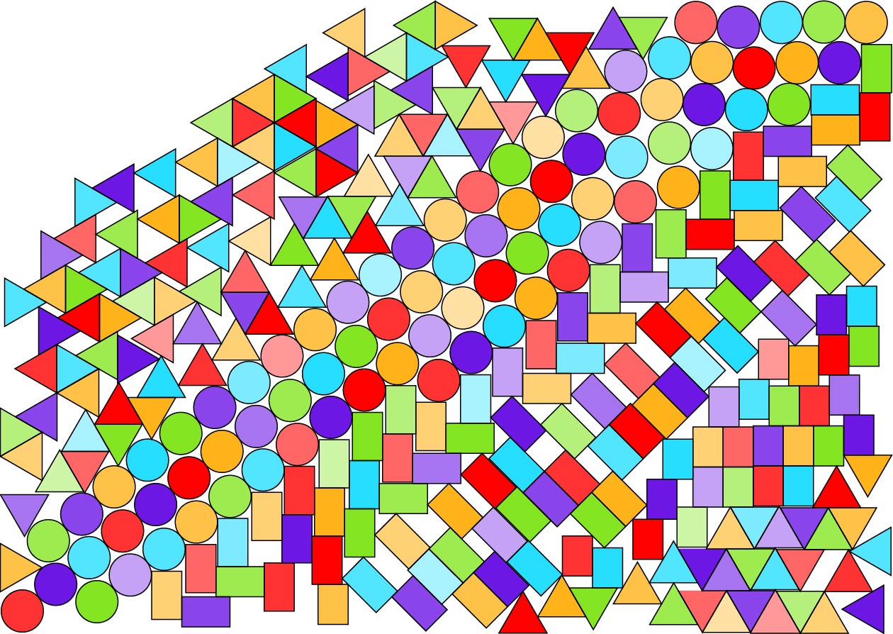 SPACE-TIME COMPOSITIONS — TRAY 5-CHAOS B