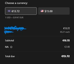 Choosing Currency During Payment — figure 2