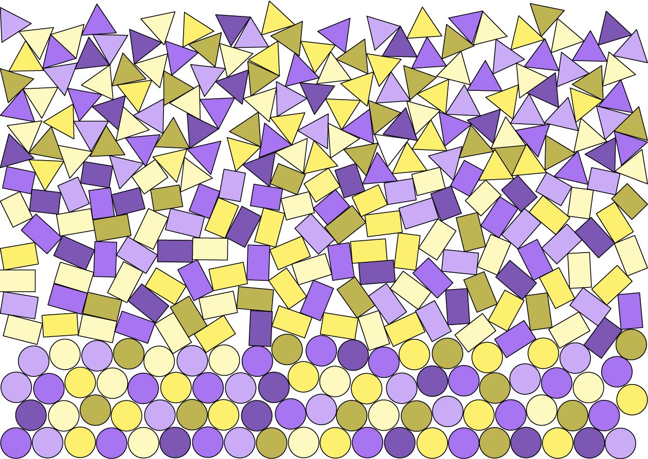 SPACE-TIME COMPOSITIONS — TRAY 5-CHAOS F