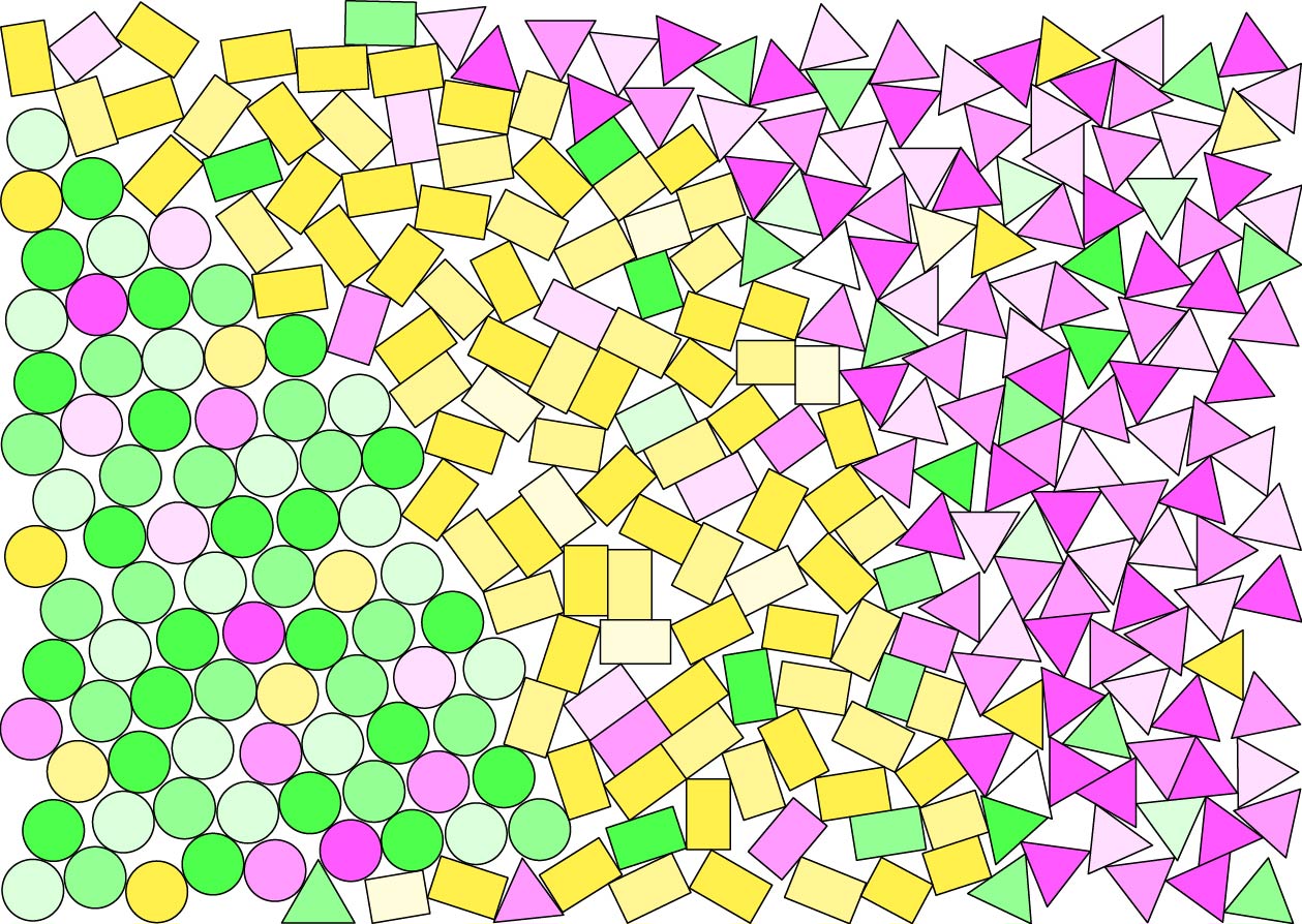 SPACE-TIME COMPOSITIONS — TRAY 5-CHAOS D