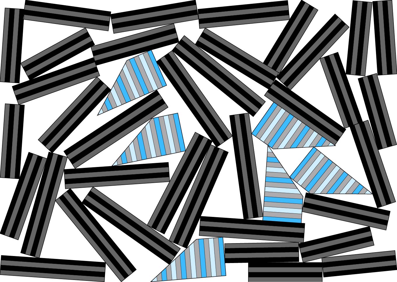 SPACE-TIME COMPOSITIONS — TRAY 6-CHAOS A