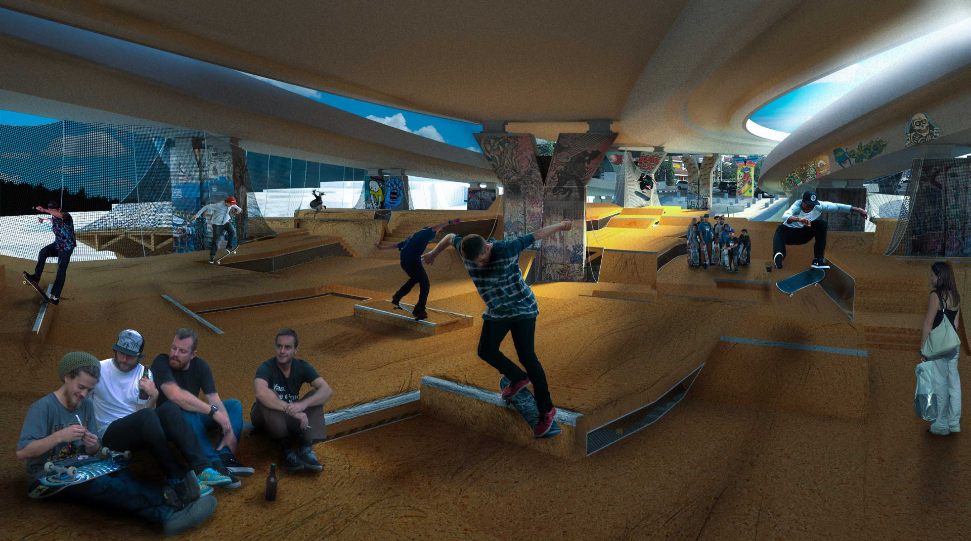 HYBRID SKATEPARK — Skatepark