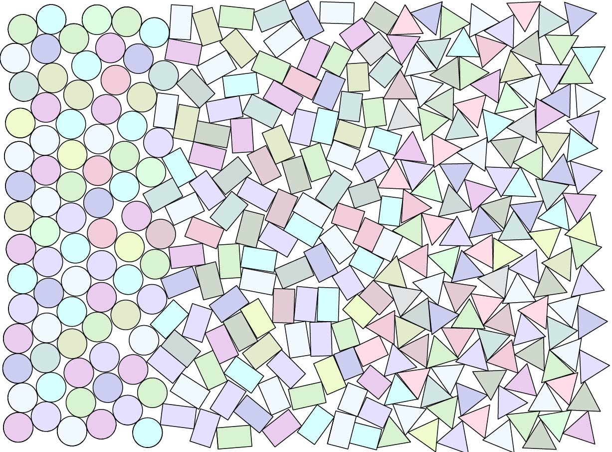 SPACE-TIME COMPOSITIONS — TRAY 5-CHAOS C