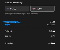 Choosing Currency During Payment — figure 1