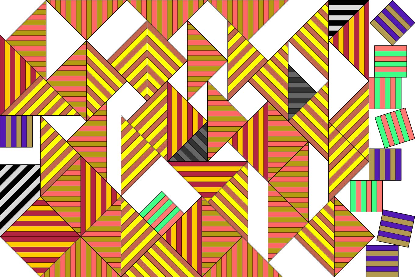 SPACE-TIME COMPOSITIONS — TRAY 1-CHAOS