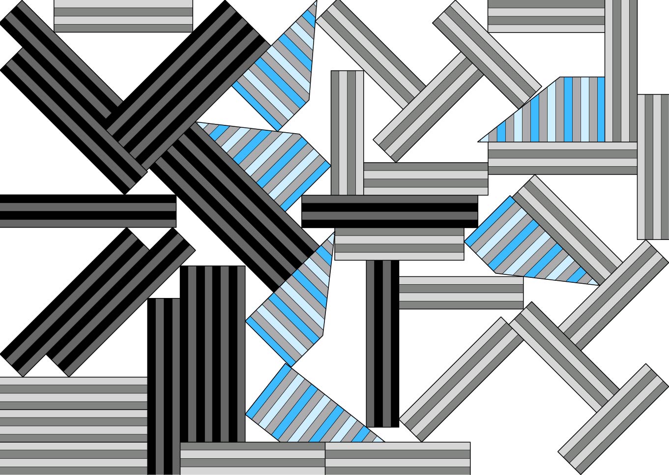SPACE-TIME COMPOSITIONS — TRAY 6-CHAOS B
